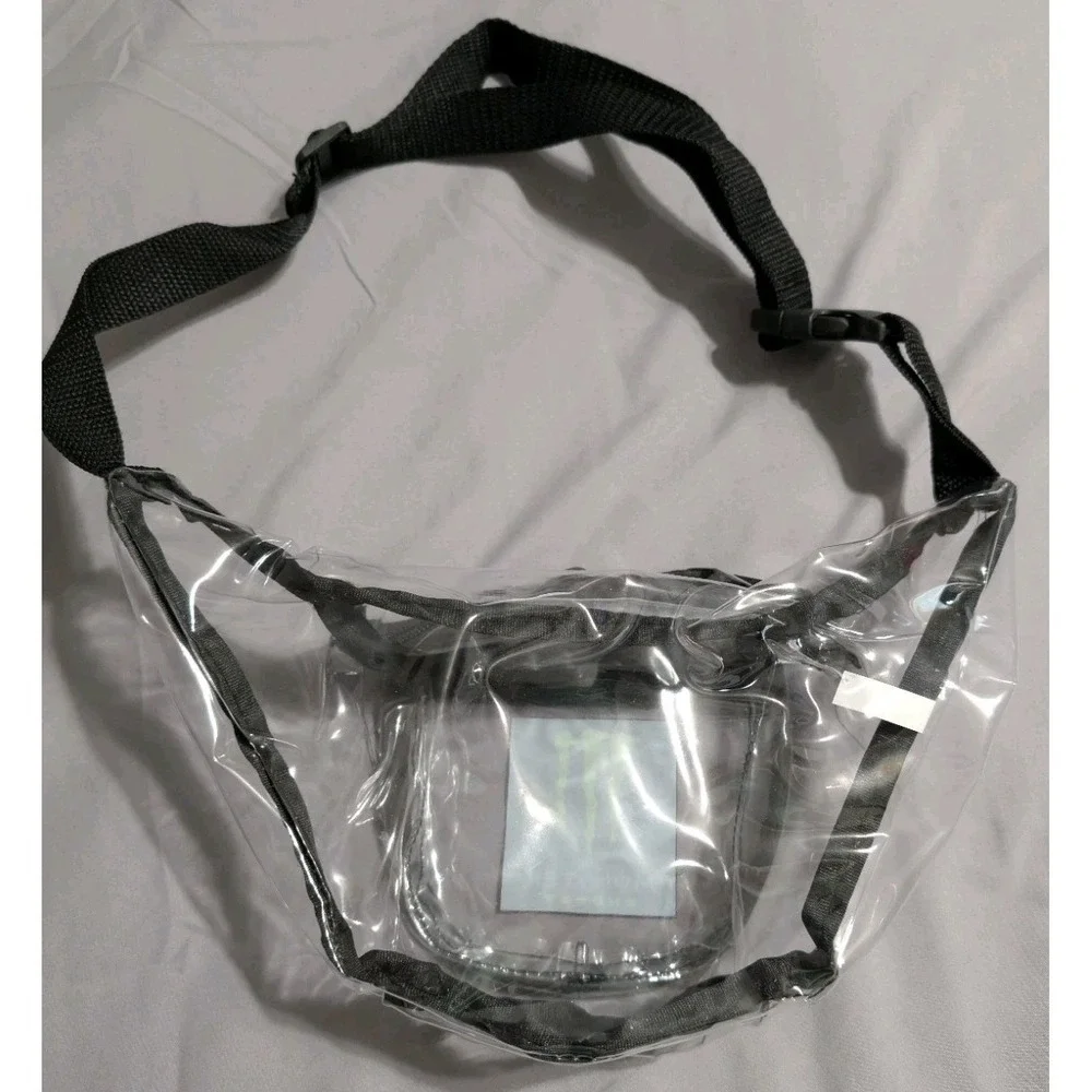 Monster Energy Clear Crossbody Waist Pack Transparent Stadium Approved Bag‎